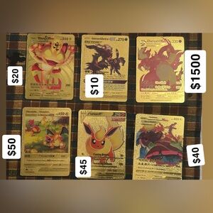 Gold Foil Card Lot - Gold no offers for these